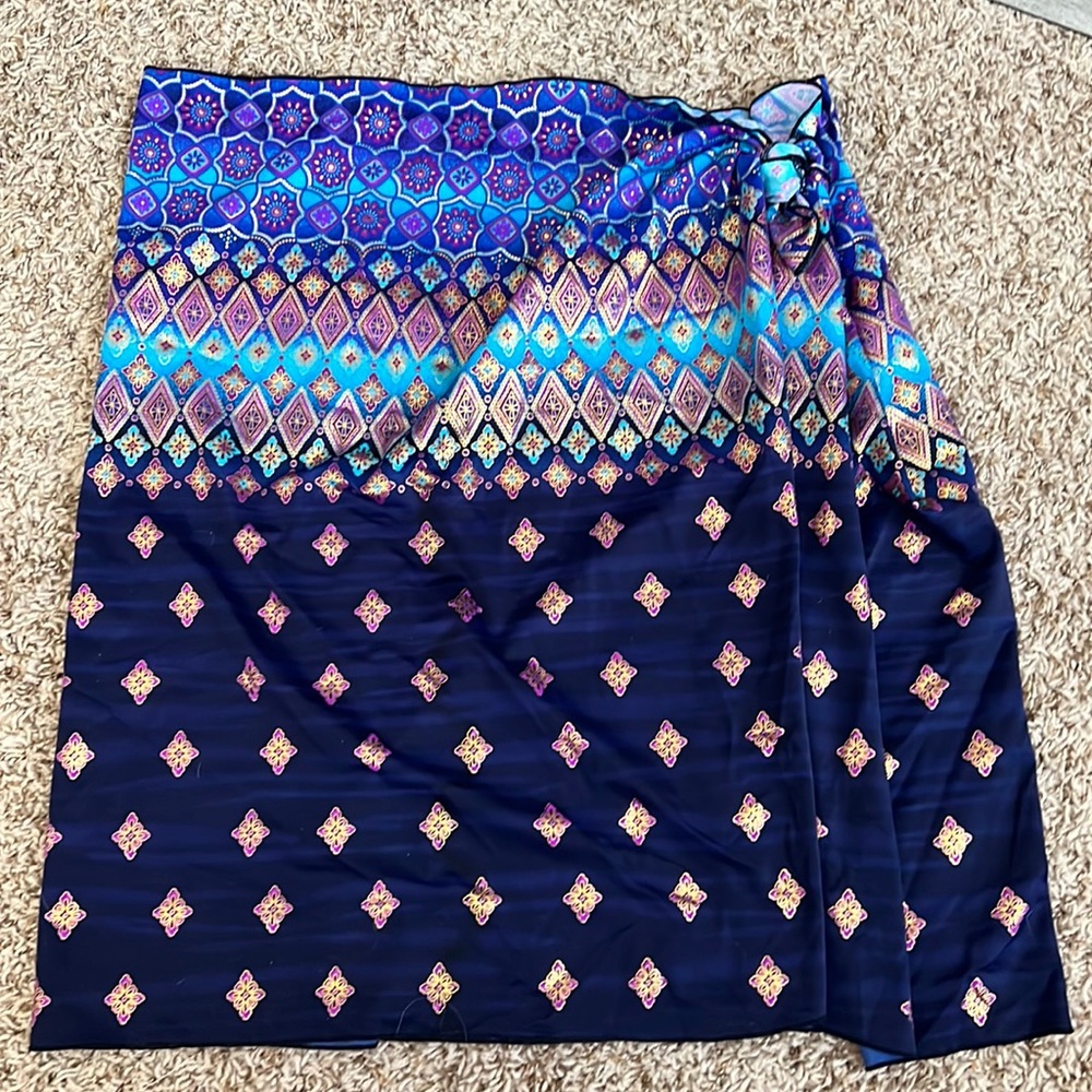 EUC Longitude Women’s Plus Size Swim Sarong Wrap